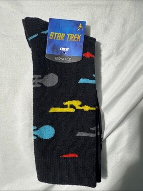 Bioworld Star Trek Crew Socks | NWT | Loot Crate Exclusive Trekkie